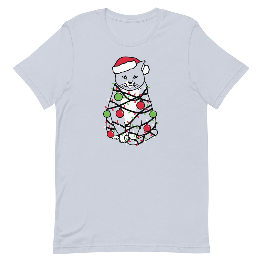 Meowy Christmas Men's Signature Tee Hoodie, Sweatshirt | PureTeeCo.com (Image 1)