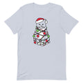 Meowy Christmas Men's Signature Tee Hoodie, Sweatshirt | PureTeeCo.com (Image 1)