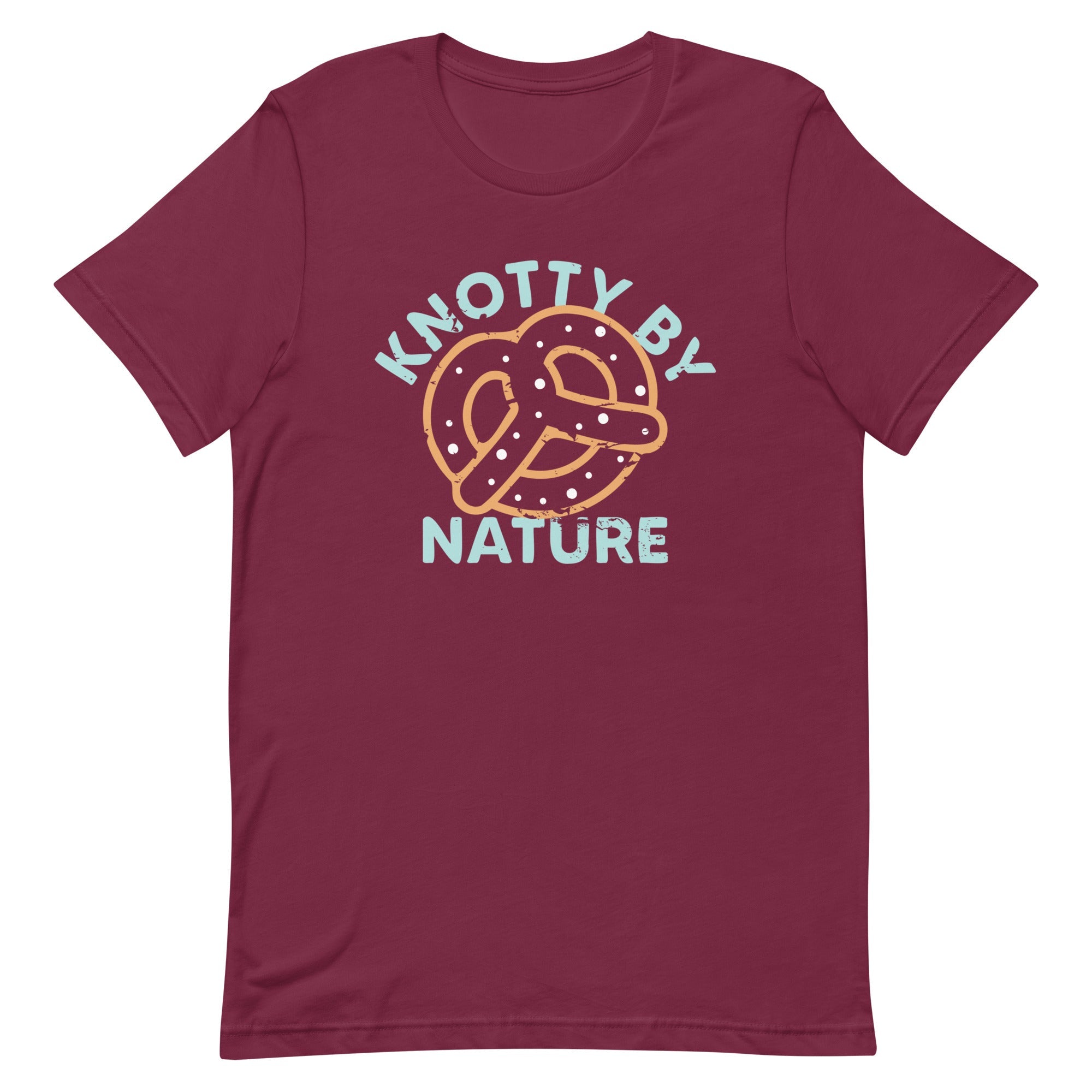 Knotty By Nature Men's Signature Tee Hoodie, Sweatshirt | PureTeeCo.com (Image 4)