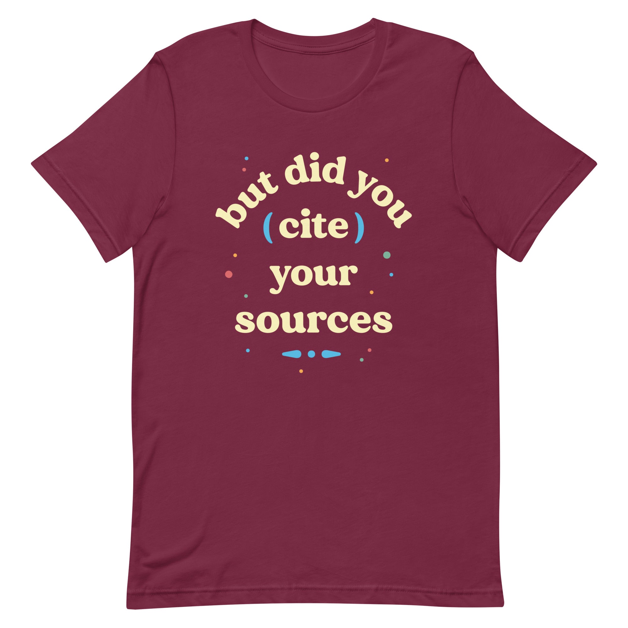 But Did You Cite Your Sources Men's Signature Tee Hoodie, Sweatshirt | PureTeeCo.com (Image 3)