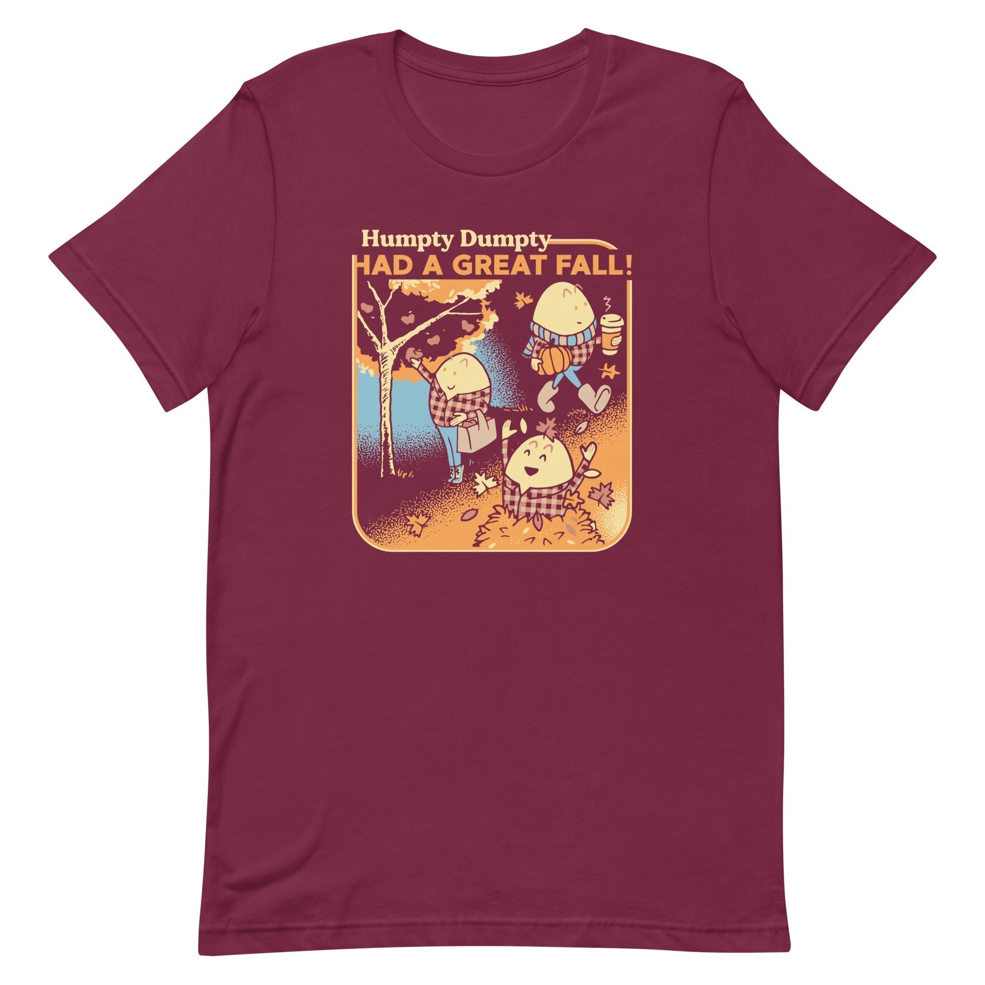 Humpty Dumpty Had A Great Fall Men's Signature Tee Hoodie, Sweatshirt | PureTeeCo.com (Image 3)