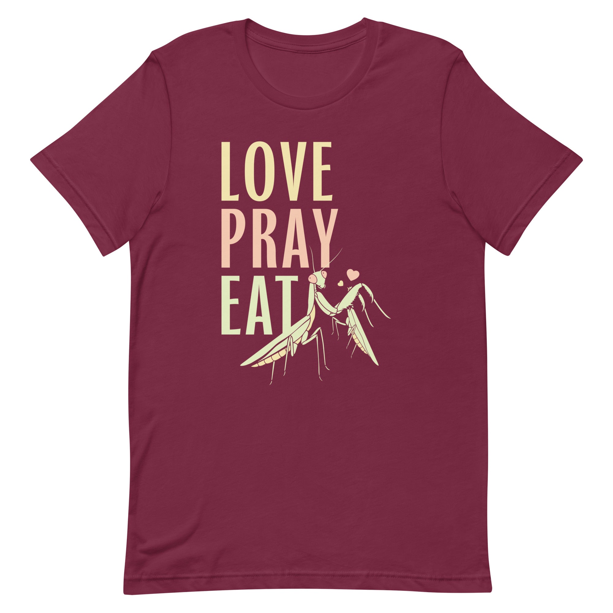 Love Pray Eat Men's Signature Tee Hoodie, Sweatshirt | PureTeeCo.com (Image 4)