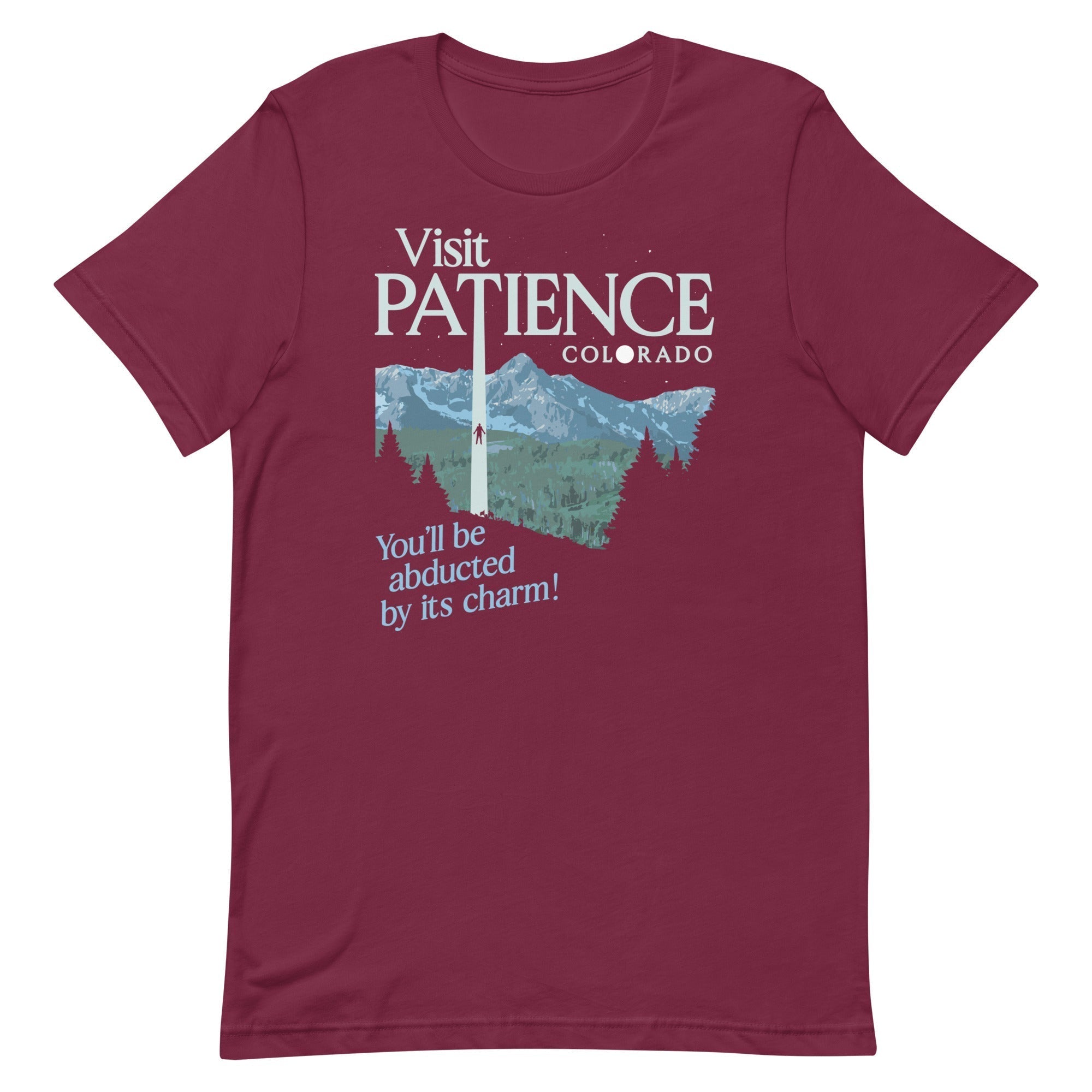 Visit Patience Colorado Men's Signature Tee Hoodie, Sweatshirt | PureTeeCo.com (Image 4)