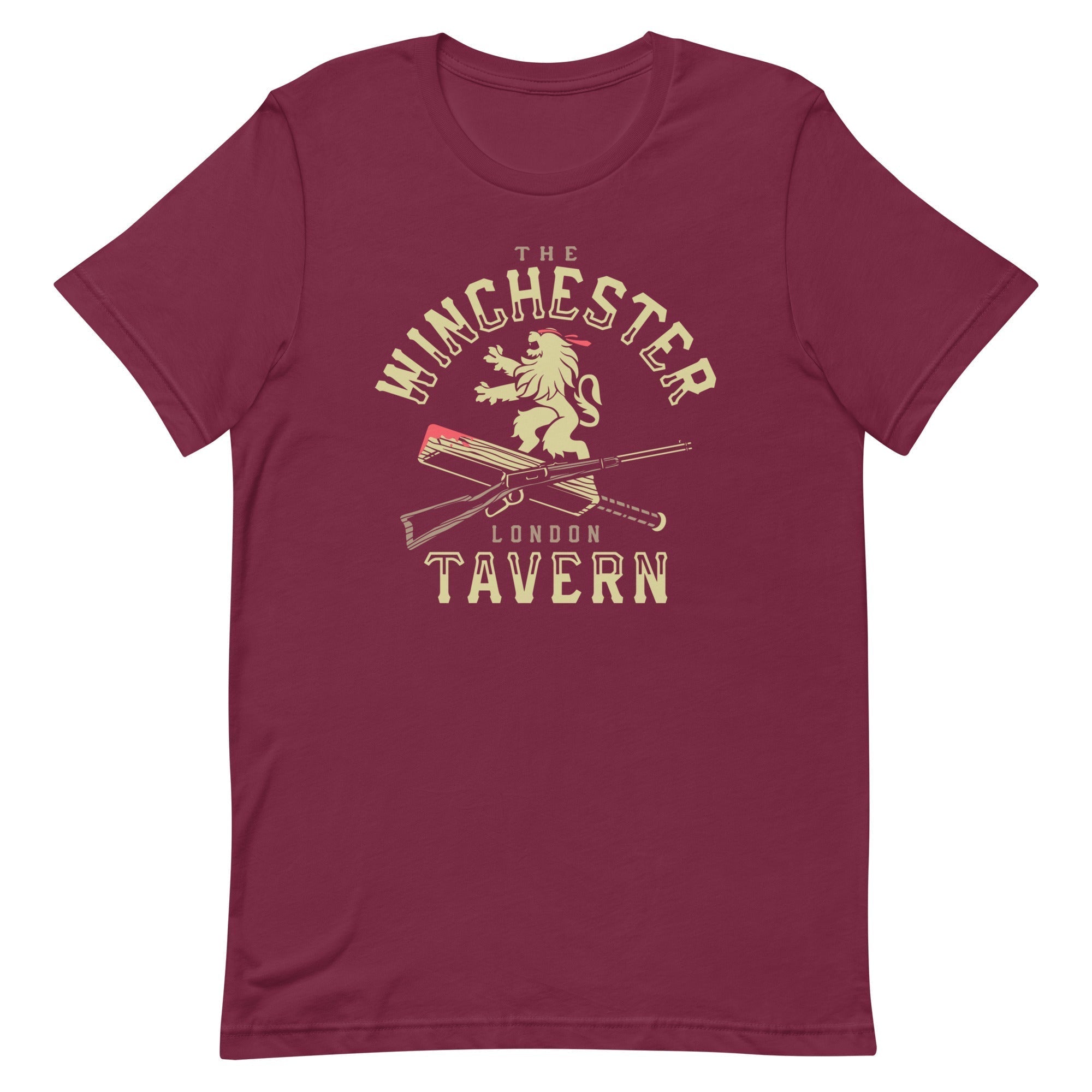 The Winchester Tavern Men's Signature Tee Hoodie, Sweatshirt | PureTeeCo.com (Image 3)