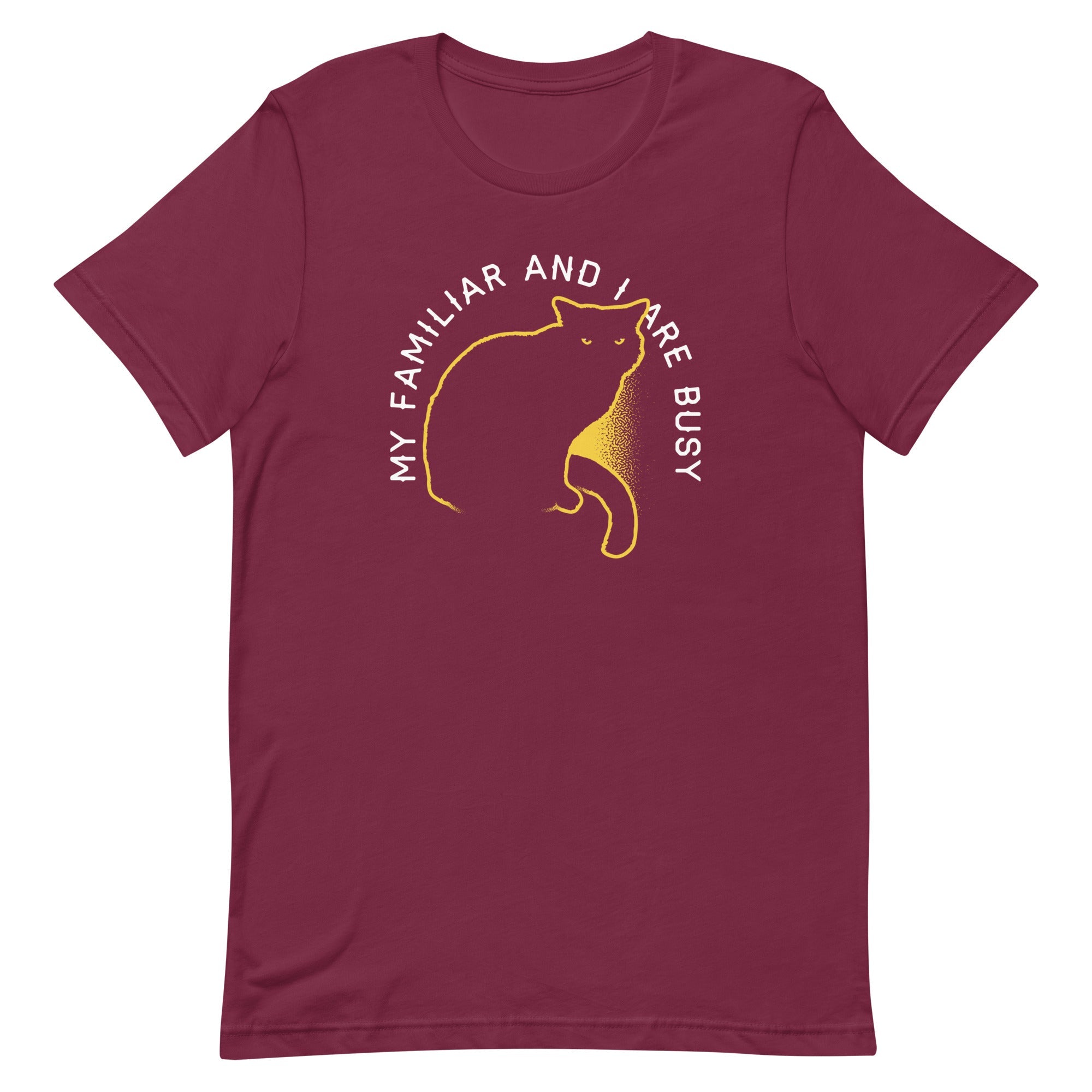 My Familiar And I Are Busy Men's Signature Tee Hoodie, Sweatshirt | PureTeeCo.com (Image 3)