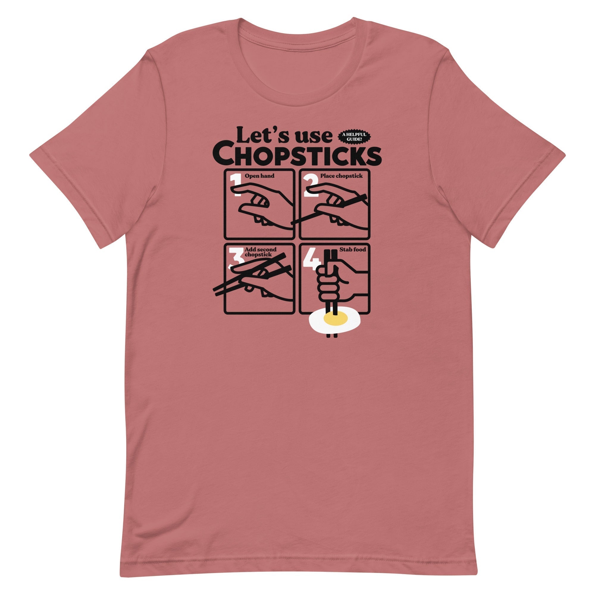 Let's Use Chopsticks Men's Signature Tee Hoodie, Sweatshirt | PureTeeCo.com (Image 1)