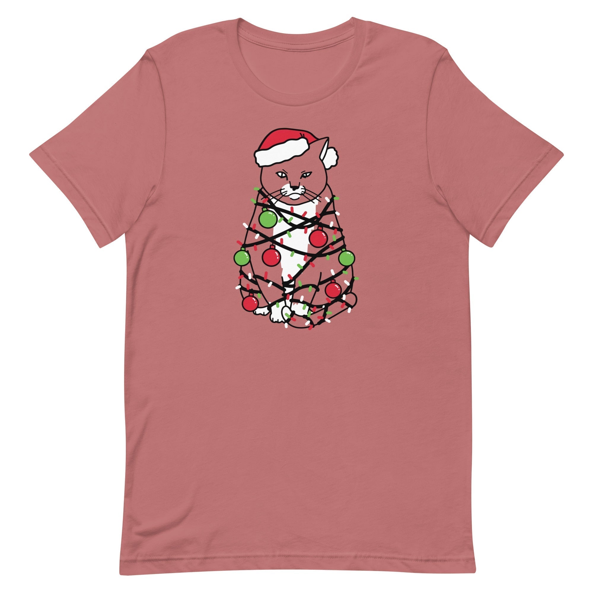 Meowy Christmas Men's Signature Tee Hoodie, Sweatshirt | PureTeeCo.com (Image 2)