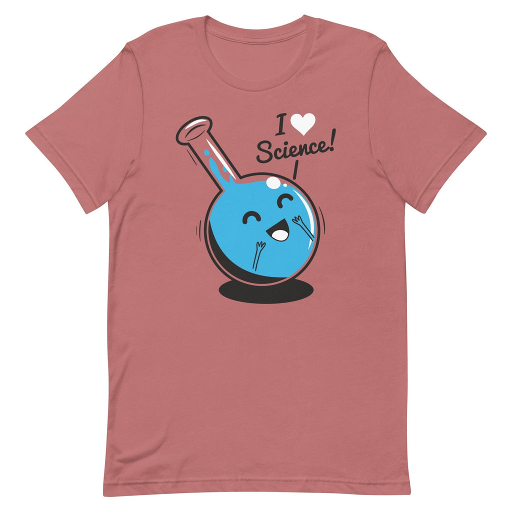 I Heart Science Men's Signature Tee Hoodie, Sweatshirt | PureTeeCo.com (Image 2)