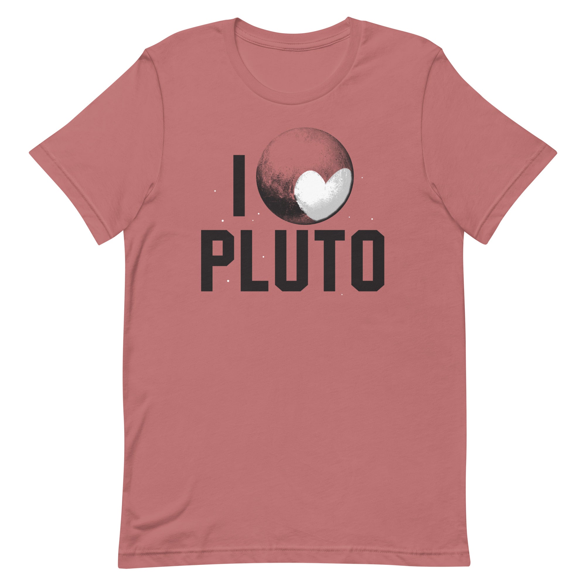 I Heart Pluto Men's Signature Tee Hoodie, Sweatshirt | PureTeeCo.com (Image 2)