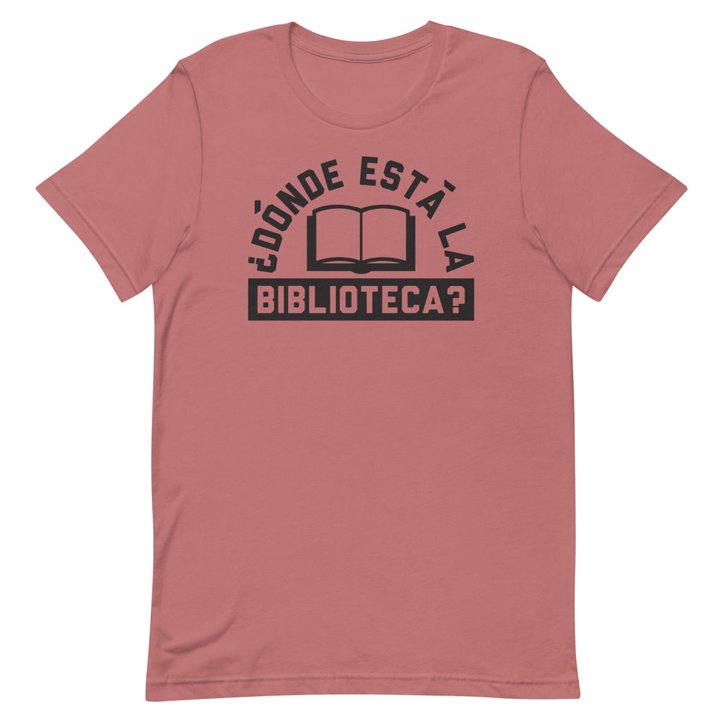 Donde Esta La Biblioteca? Men's Signature Tee Hoodie, Sweatshirt | PureTeeCo.com (Image 2)