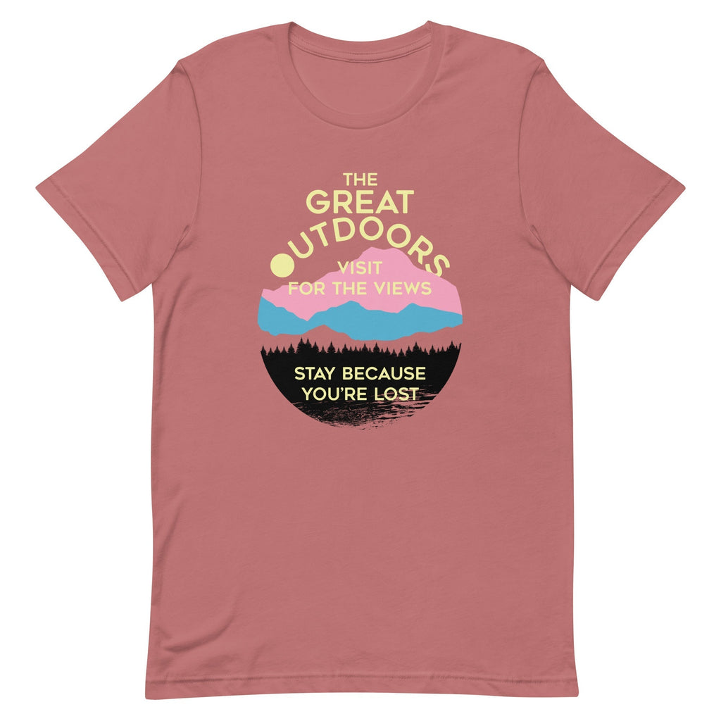 The Great Outdoors Men's Signature Tee Hoodie, Sweatshirt | PureTeeCo.com (Image 5)