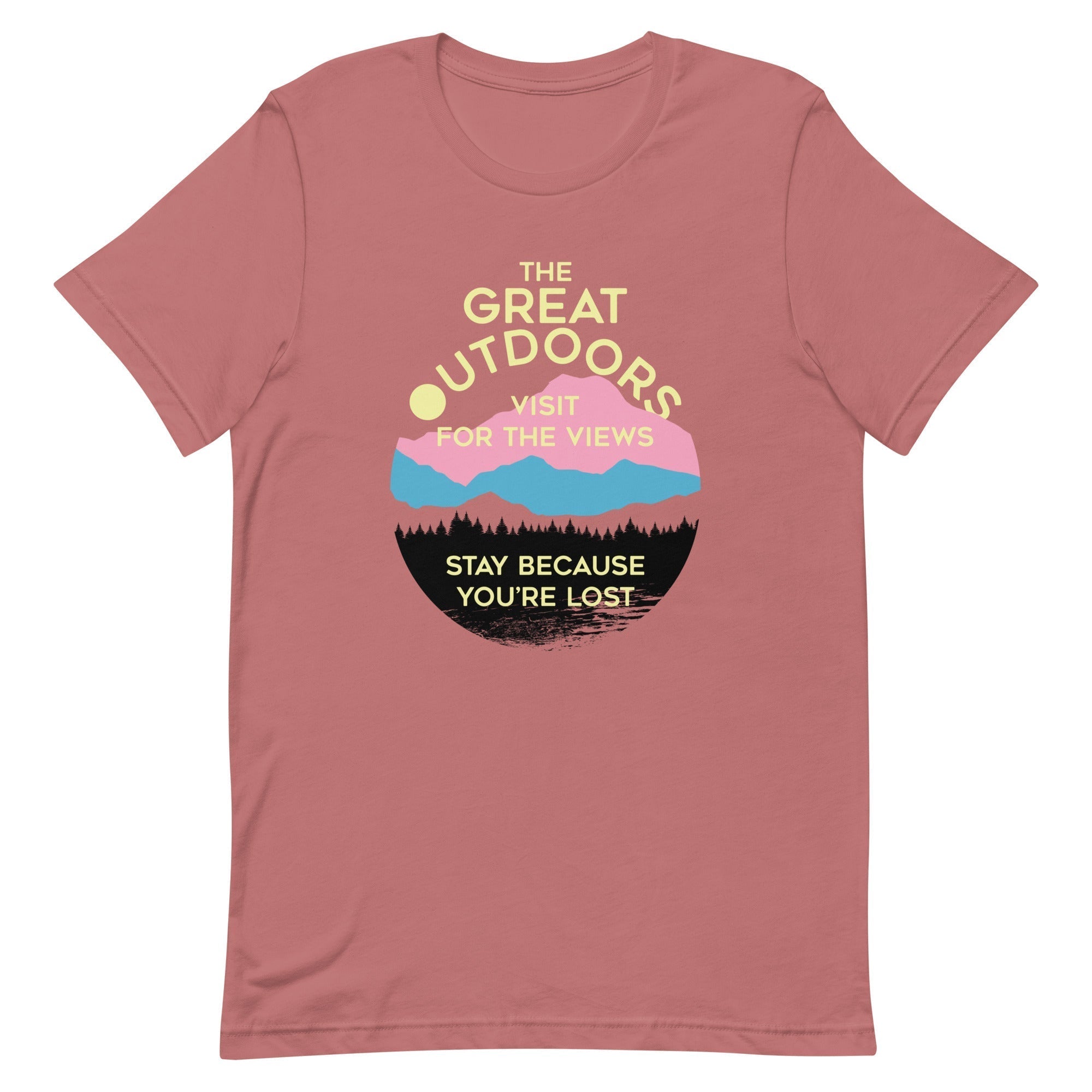 The Great Outdoors Men's Signature Tee Hoodie, Sweatshirt | PureTeeCo.com (Image 5)