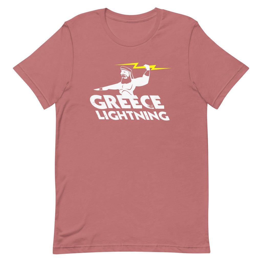 Greece Lightning Men's Signature Tee Hoodie, Sweatshirt | PureTeeCo.com (Image 5)