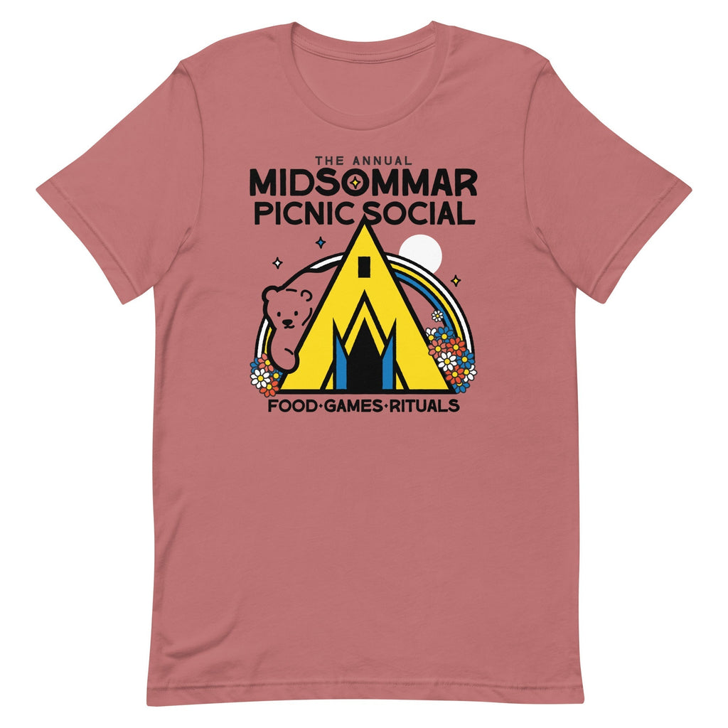 The Annual Midsommar Picnic Social Men's Signature Tee Hoodie, Sweatshirt | PureTeeCo.com (Image 3)