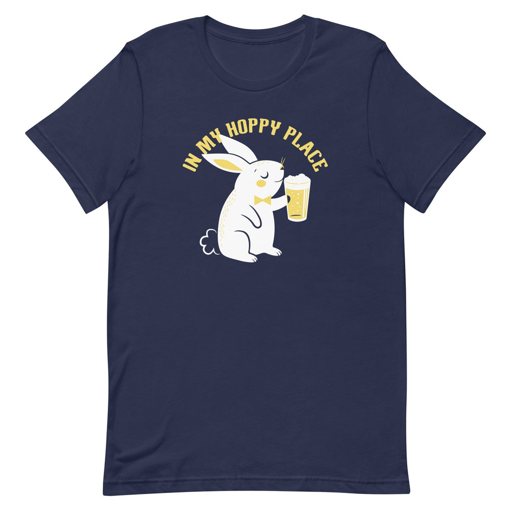 In My Hoppy Place Men's Signature Tee Hoodie, Sweatshirt | PureTeeCo.com (Image 4)