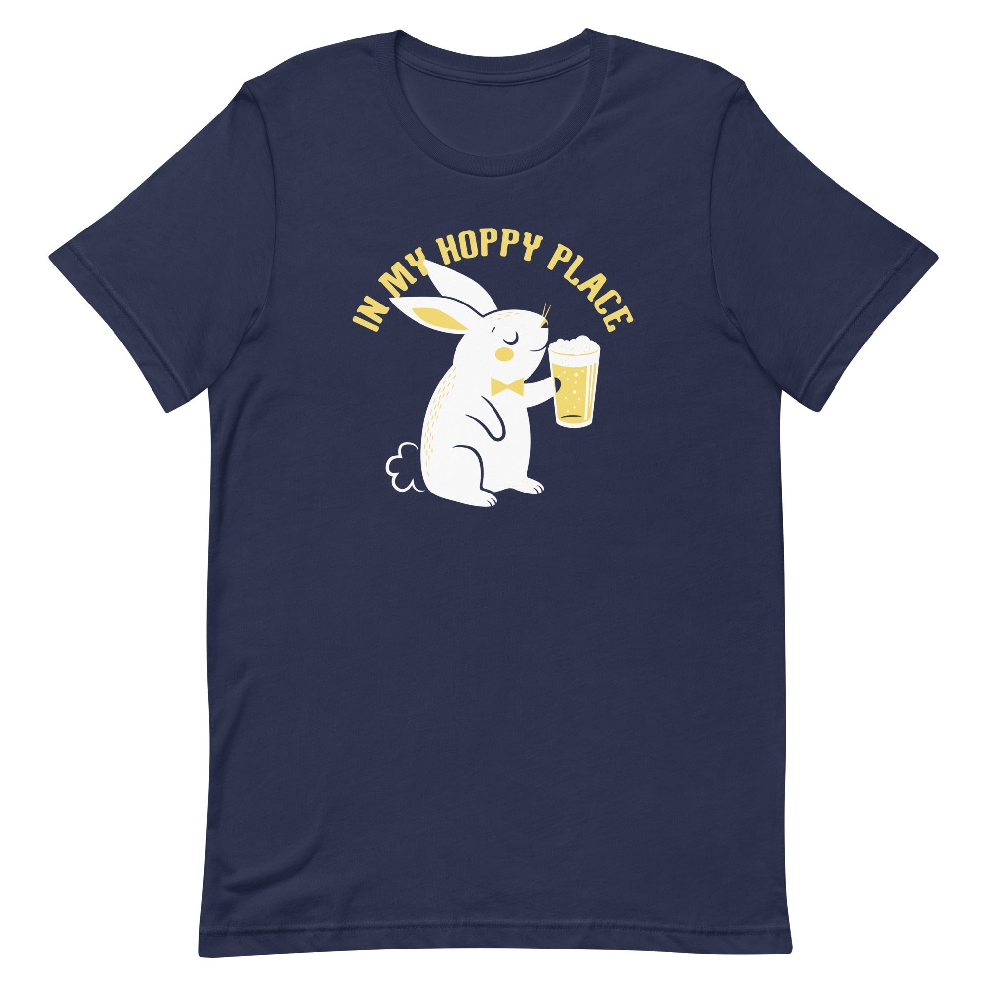 In My Hoppy Place Men's Signature Tee Hoodie, Sweatshirt | PureTeeCo.com (Image 4)