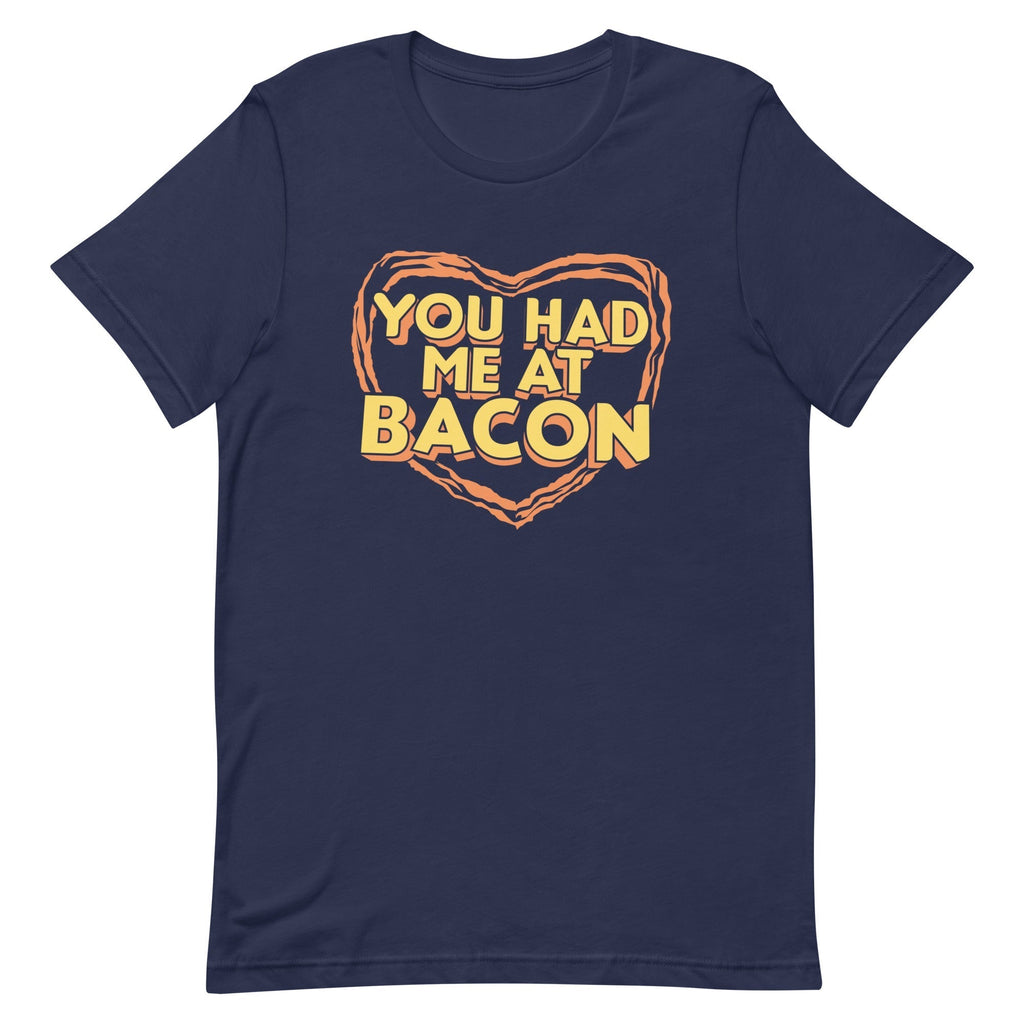 You Had Me At Bacon Men's Signature Tee Hoodie, Sweatshirt | PureTeeCo.com (Image 3)