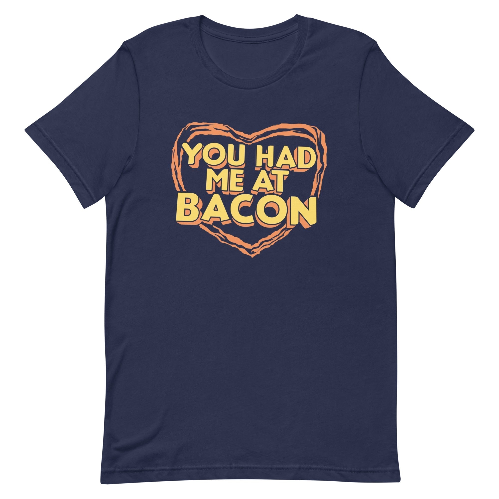 You Had Me At Bacon Men's Signature Tee Hoodie, Sweatshirt | PureTeeCo.com (Image 3)