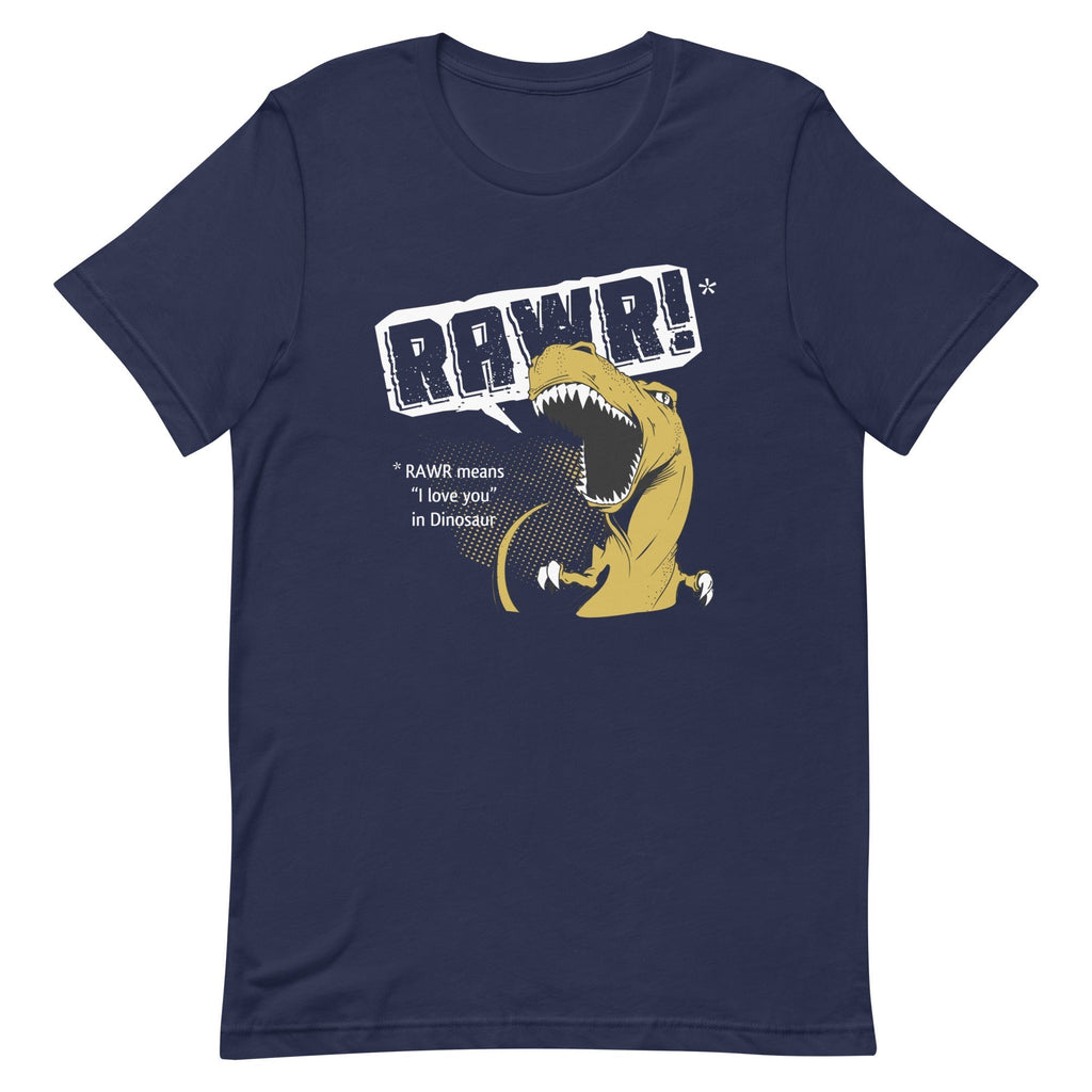 Rawr Means I Love You Men's Signature Tee Hoodie, Sweatshirt | PureTeeCo.com (Image 2)