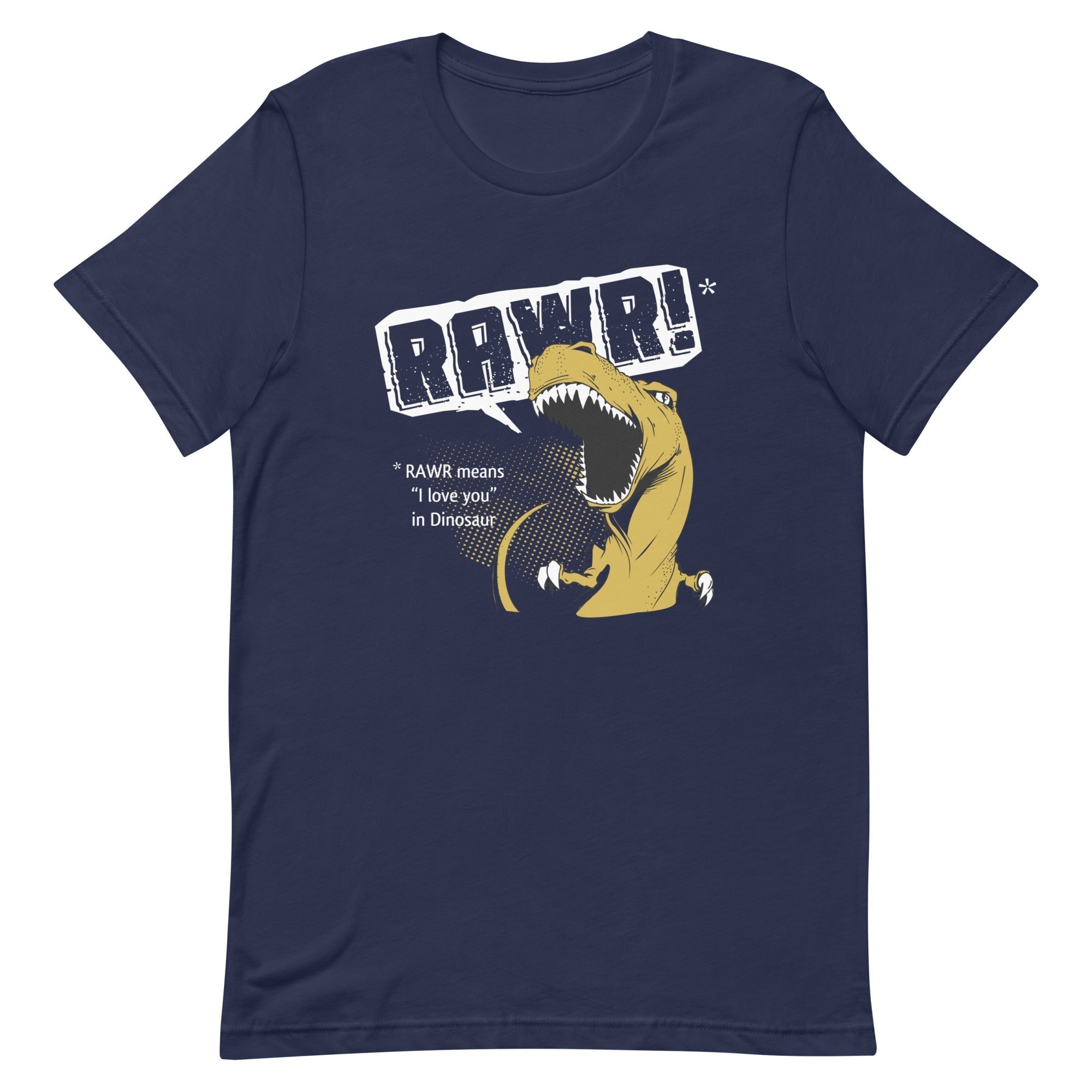 Rawr Means I Love You Men's Signature Tee Hoodie, Sweatshirt | PureTeeCo.com (Image 2)