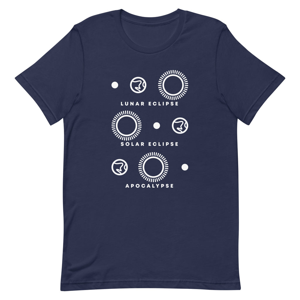 Lunar Eclipse Solar Eclipse Apocalypse Men's Signature Tee Hoodie, Sweatshirt | PureTeeCo.com (Image 3)