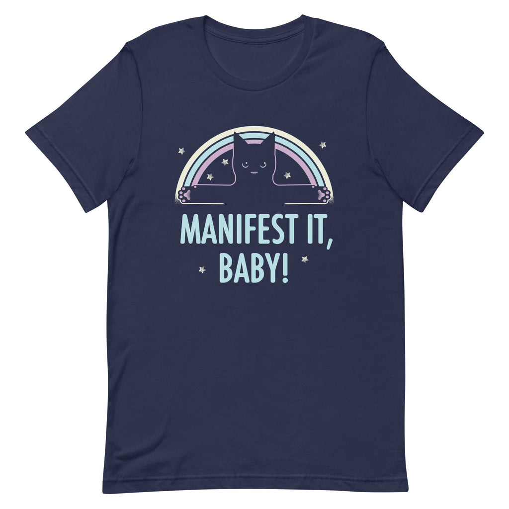 Manifest It, Baby! Men's Signature Tee Hoodie, Sweatshirt | PureTeeCo.com (Image 1)