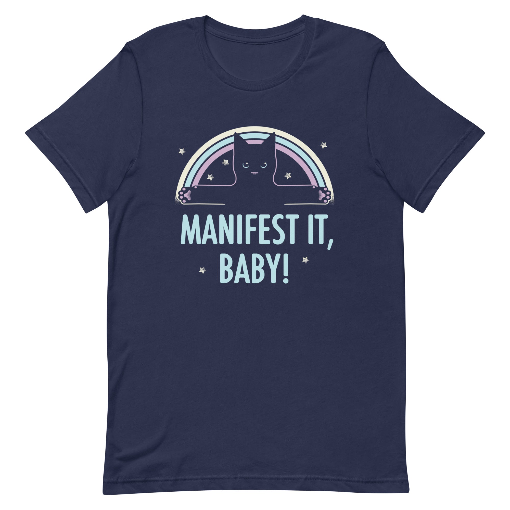 Manifest It, Baby! Men's Signature Tee Hoodie, Sweatshirt | PureTeeCo.com (Image 1)