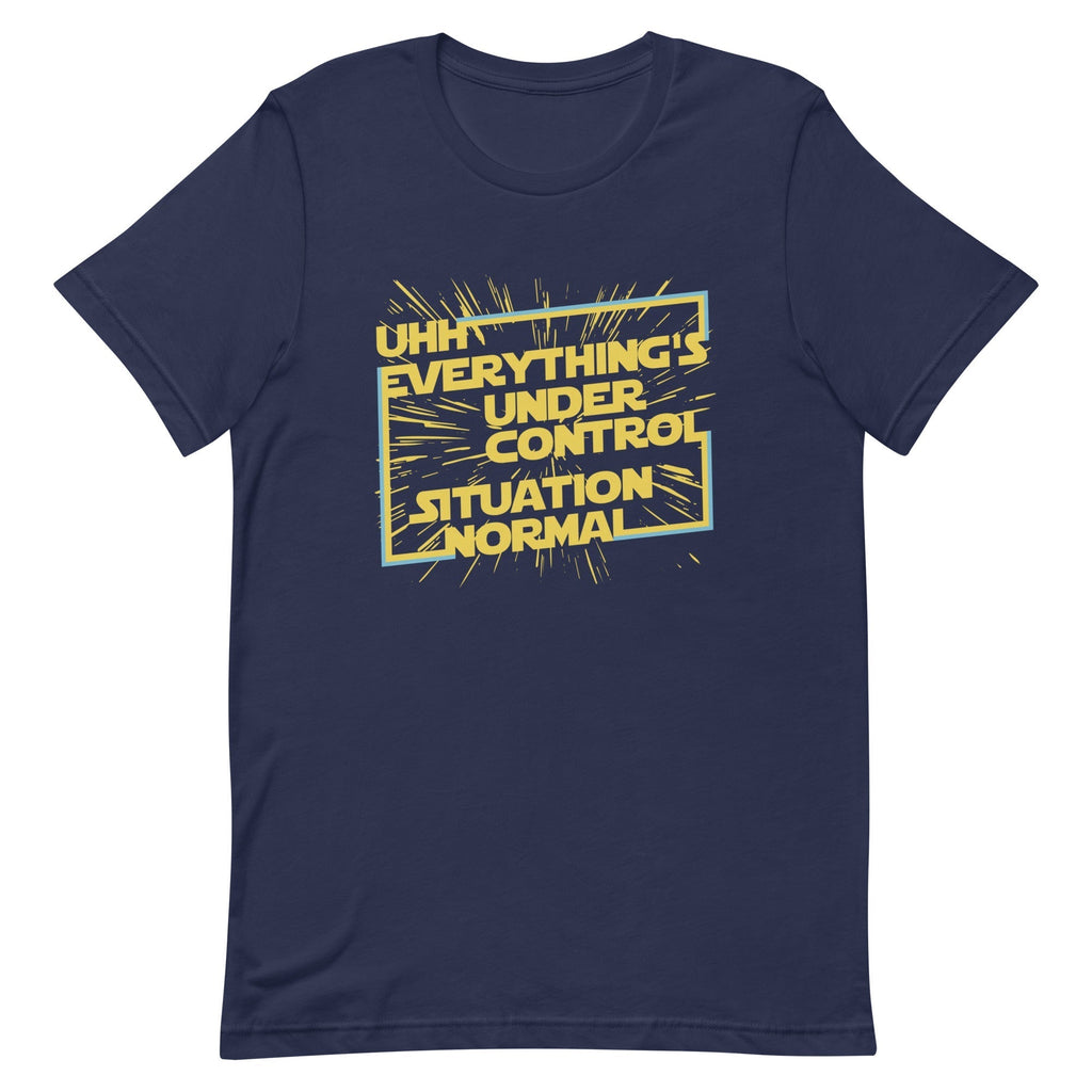 Everything's Under Control Situation Normal Men's Signature Tee Hoodie, Sweatshirt | PureTeeCo.com (Image 3)