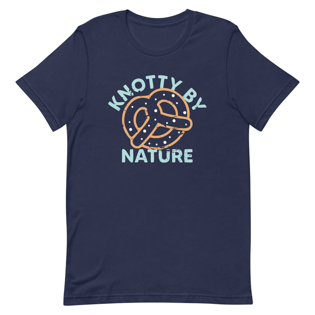 Knotty By Nature Men's Signature Tee Hoodie, Sweatshirt | PureTeeCo.com (Image 3)