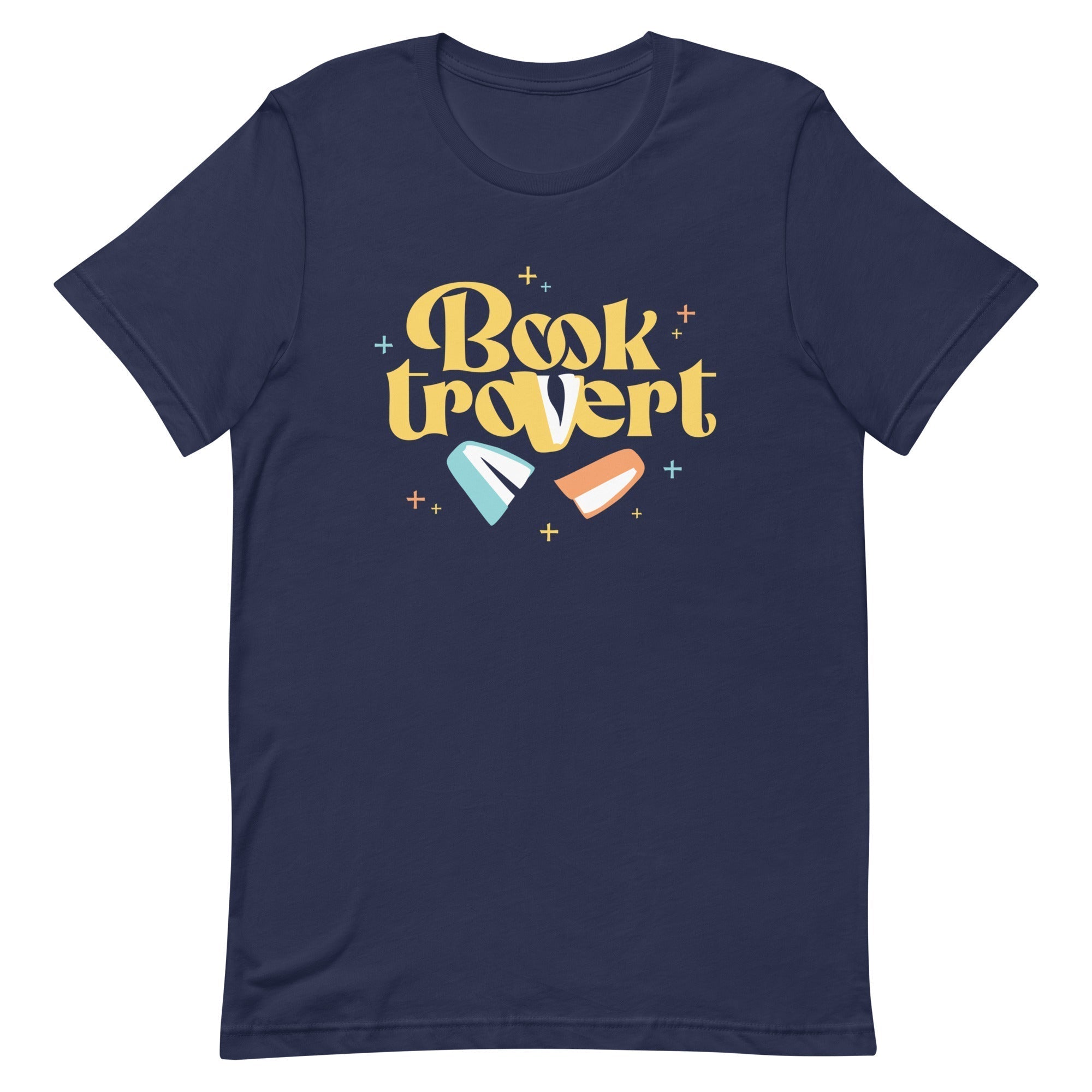 Booktrovert Men's Signature Tee Hoodie, Sweatshirt | PureTeeCo.com (Image 3)