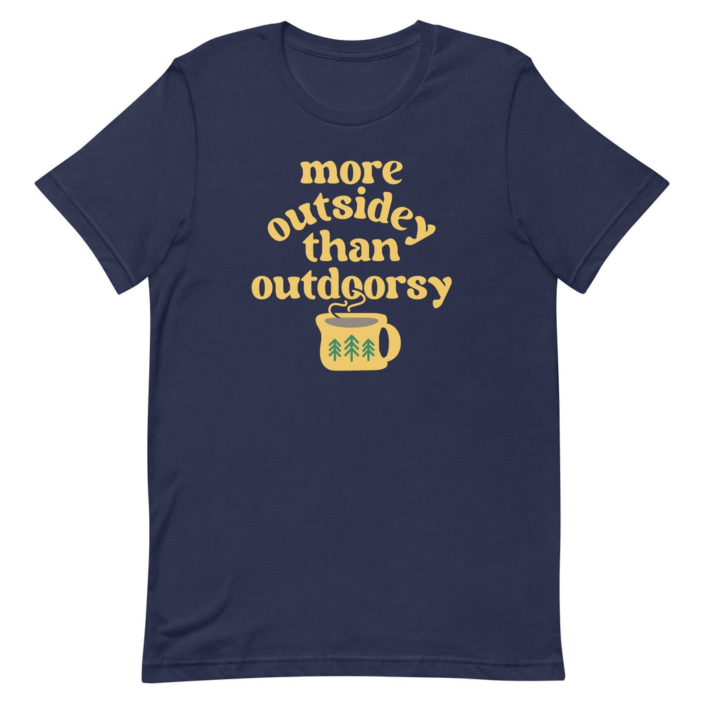 More Outsidey Than Outdoorsy Men's Signature Tee Hoodie, Sweatshirt | PureTeeCo.com (Image 3)