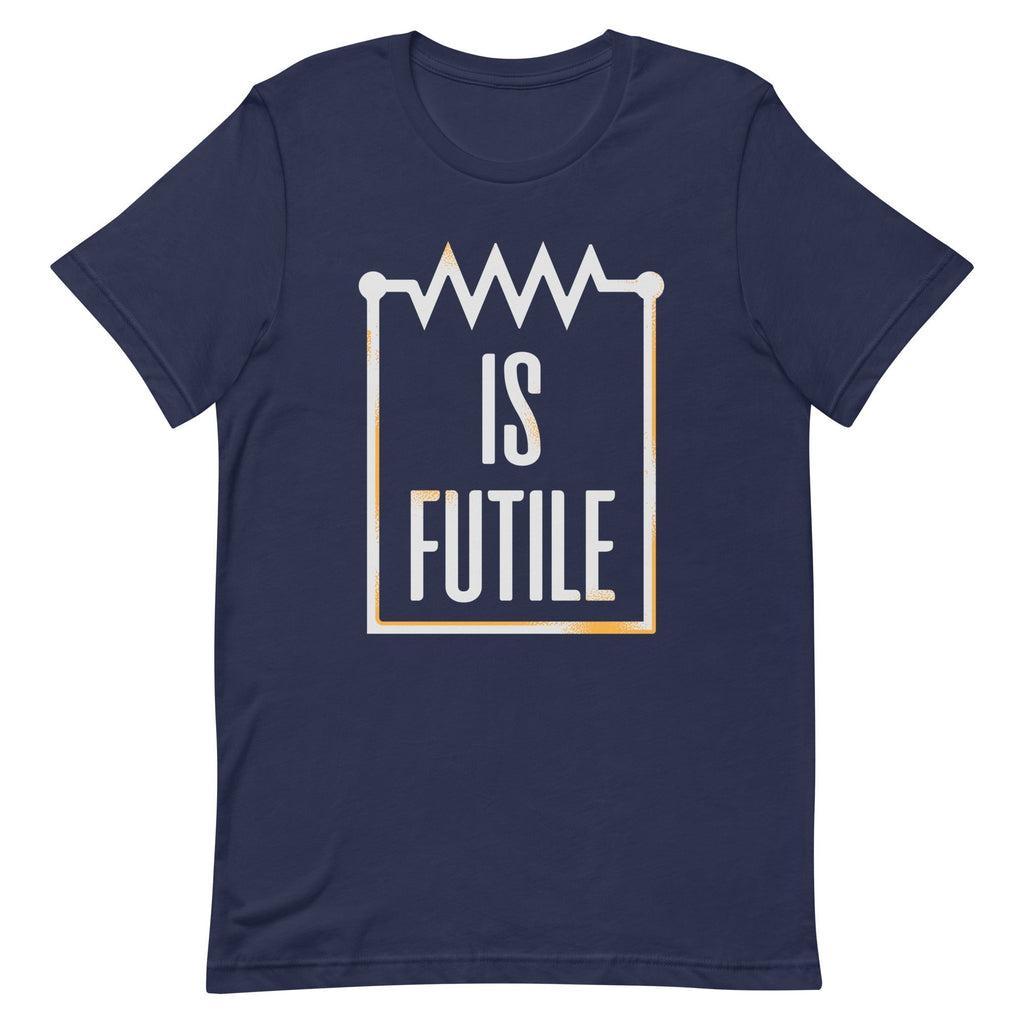 Resistor Is Futile Men's Signature Tee Hoodie, Sweatshirt | PureTeeCo.com (Image 3)