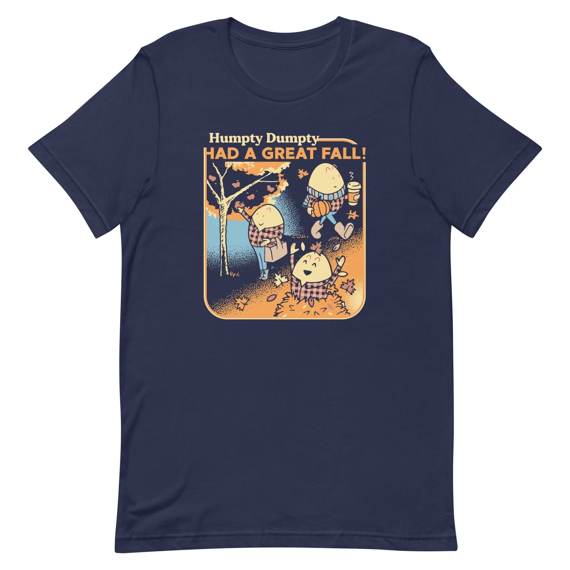 Humpty Dumpty Had A Great Fall Men's Signature Tee Hoodie, Sweatshirt | PureTeeCo.com (Image 1)