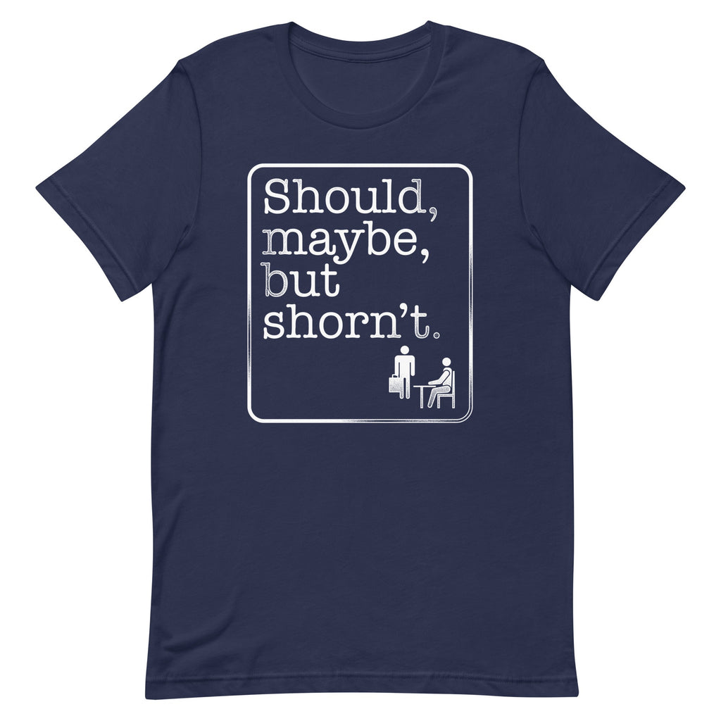 Should, Maybe, But Shorn't Men's Signature Tee Hoodie, Sweatshirt | PureTeeCo.com (Image 2)