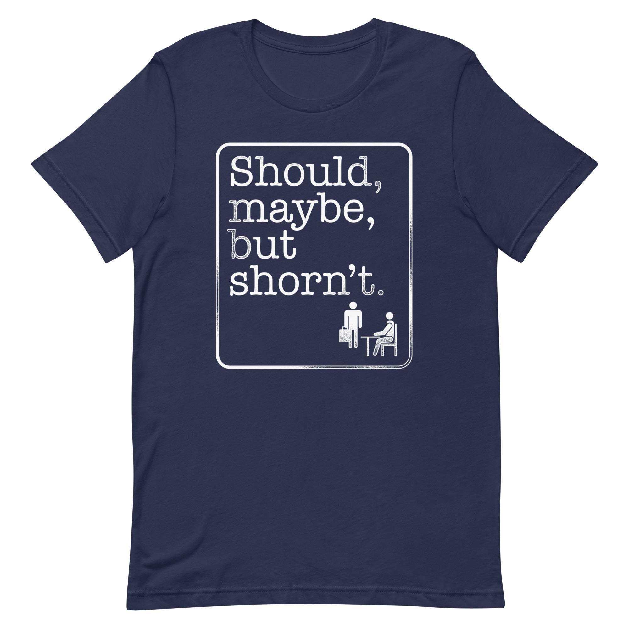 Should, Maybe, But Shorn't Men's Signature Tee Hoodie, Sweatshirt | PureTeeCo.com (Image 2)
