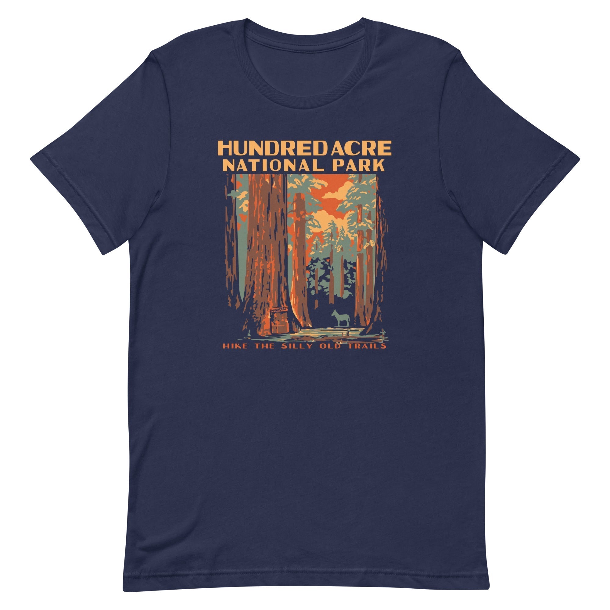 Hundred Acre National Park Men's Signature Tee Hoodie, Sweatshirt | PureTeeCo.com (Image 2)
