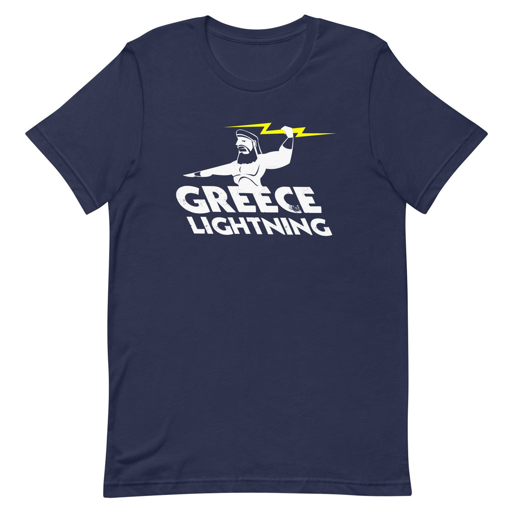 Greece Lightning Men's Signature Tee Hoodie, Sweatshirt | PureTeeCo.com (Image 2)
