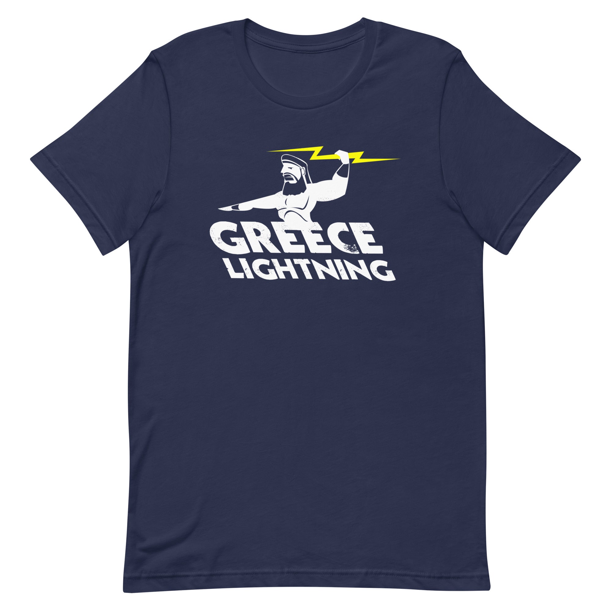 Greece Lightning Men's Signature Tee Hoodie, Sweatshirt | PureTeeCo.com (Image 2)