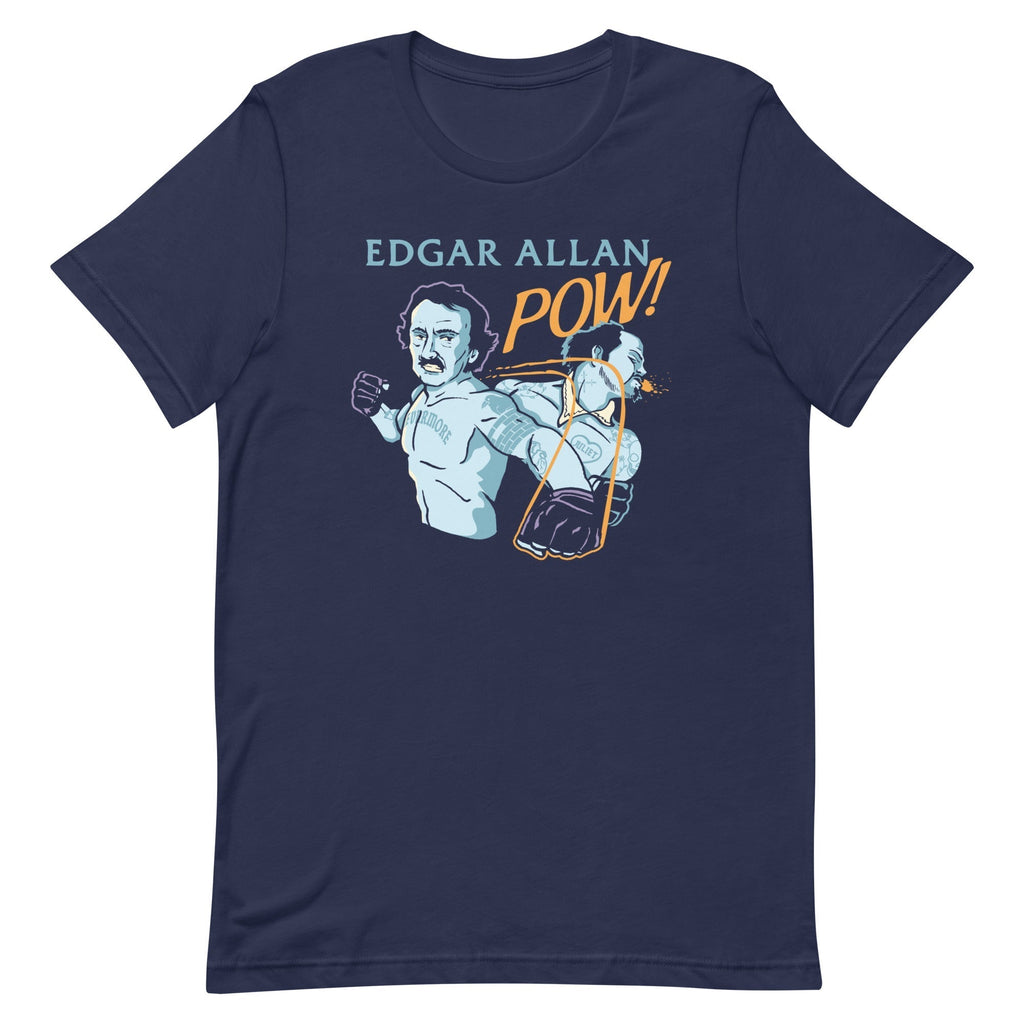 Edgar Allan Pow! Men's Signature Tee Hoodie, Sweatshirt | PureTeeCo.com (Image 1)