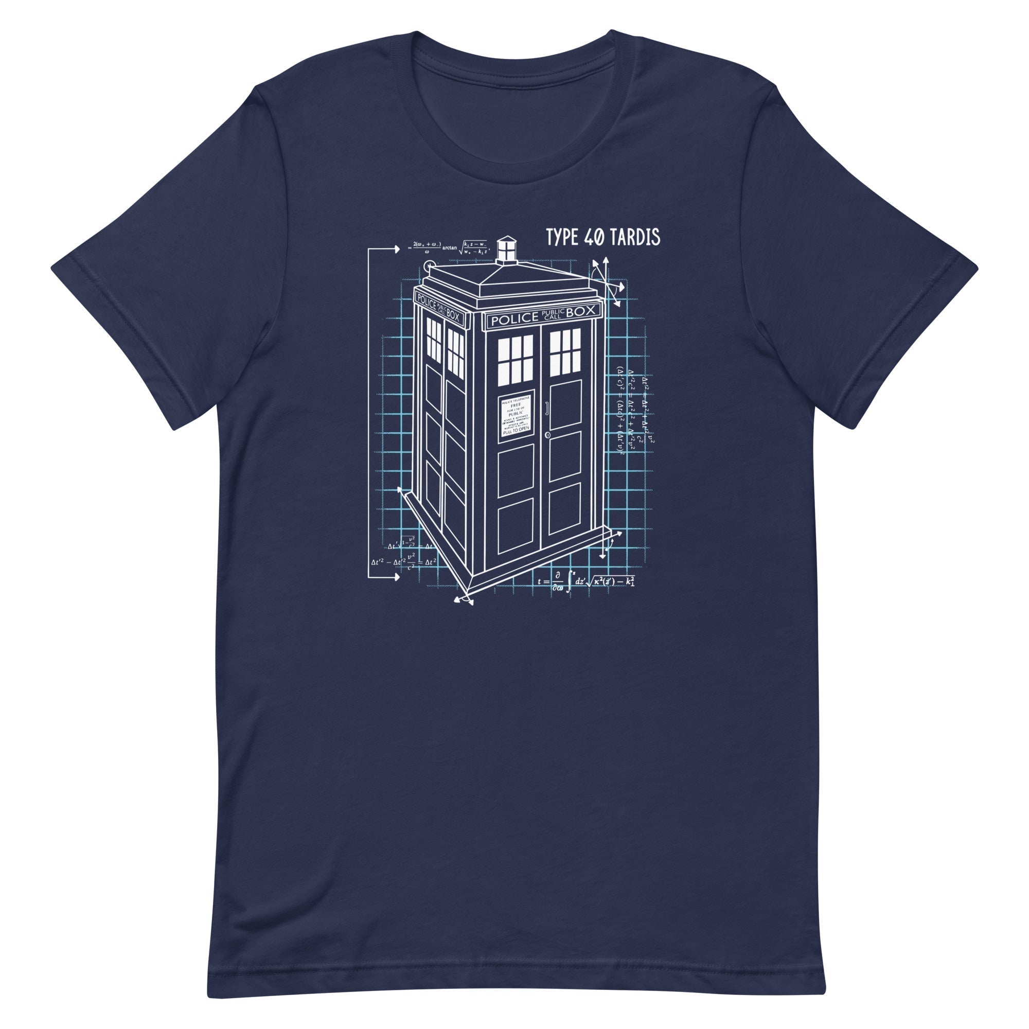 Type 40 Tardis Men's Signature Tee Hoodie, Sweatshirt | PureTeeCo.com (Image 2)