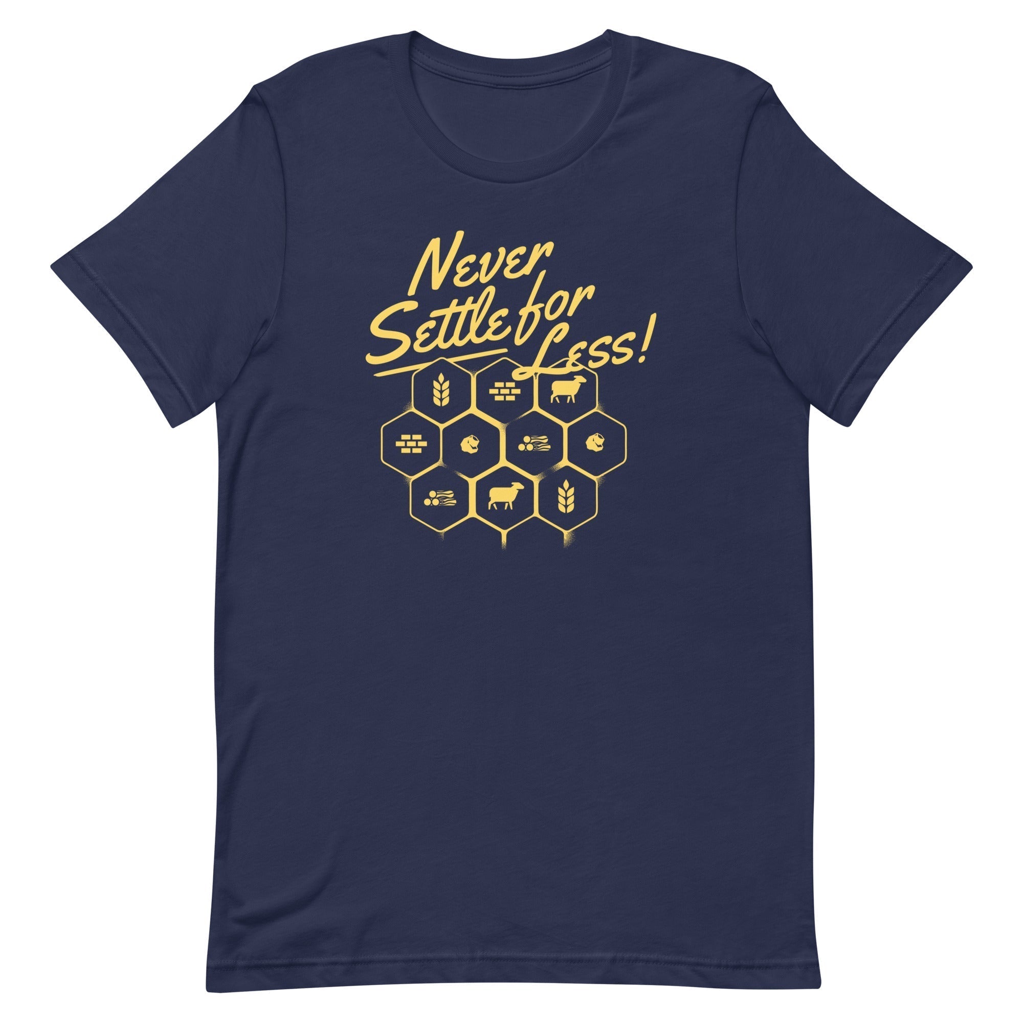 Never Settle For Less Men's Signature Tee Hoodie, Sweatshirt | PureTeeCo.com (Image 2)