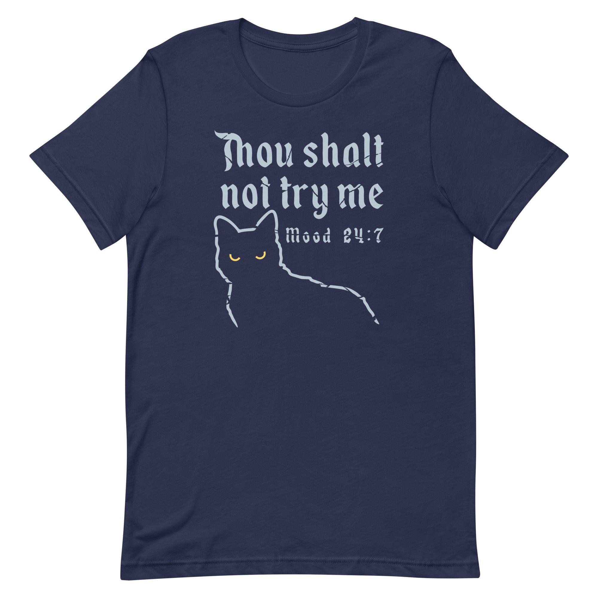 Thou Shalt Not Try Me Men's Signature Tee Hoodie, Sweatshirt | PureTeeCo.com (Image 2)