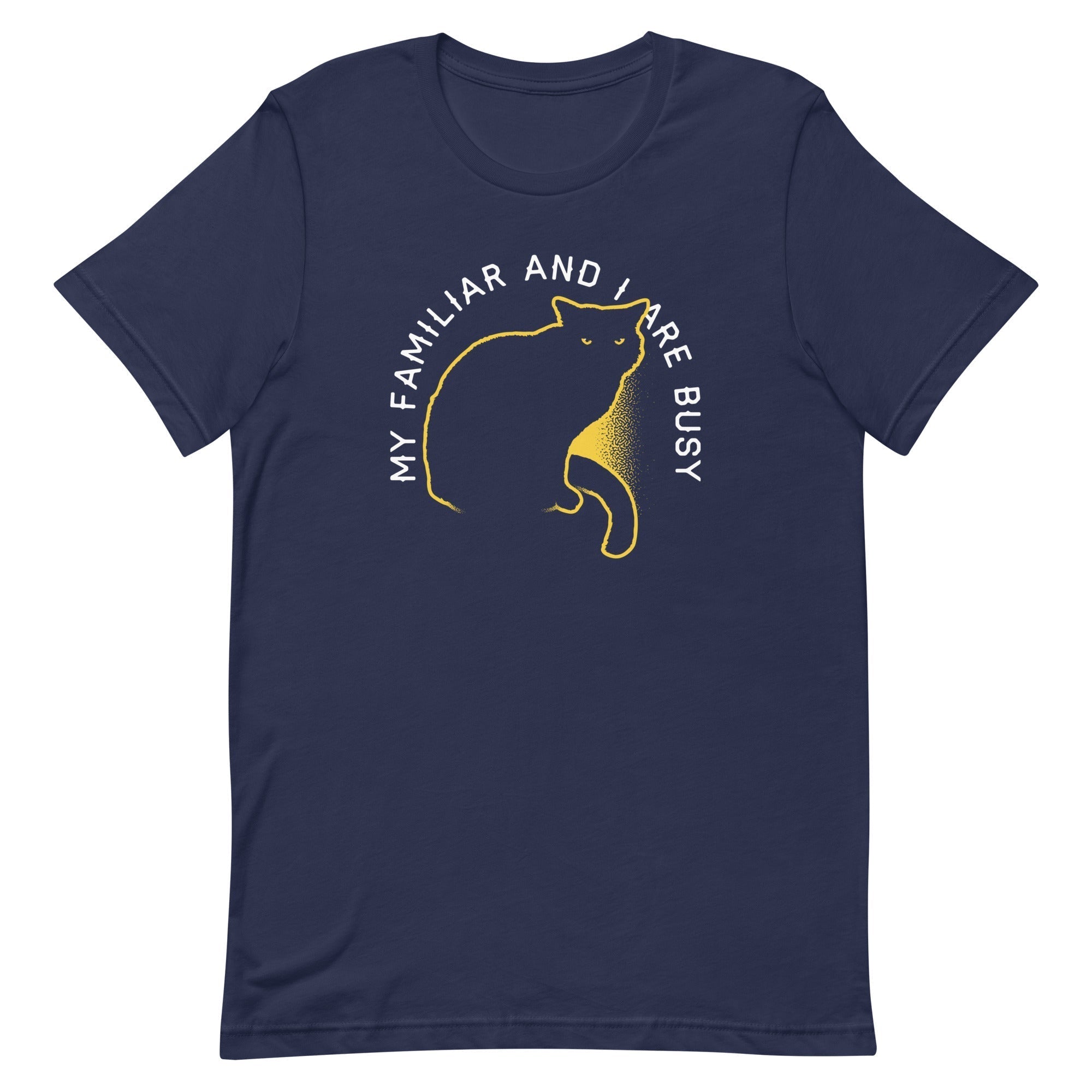 My Familiar And I Are Busy Men's Signature Tee Hoodie, Sweatshirt | PureTeeCo.com (Image 2)