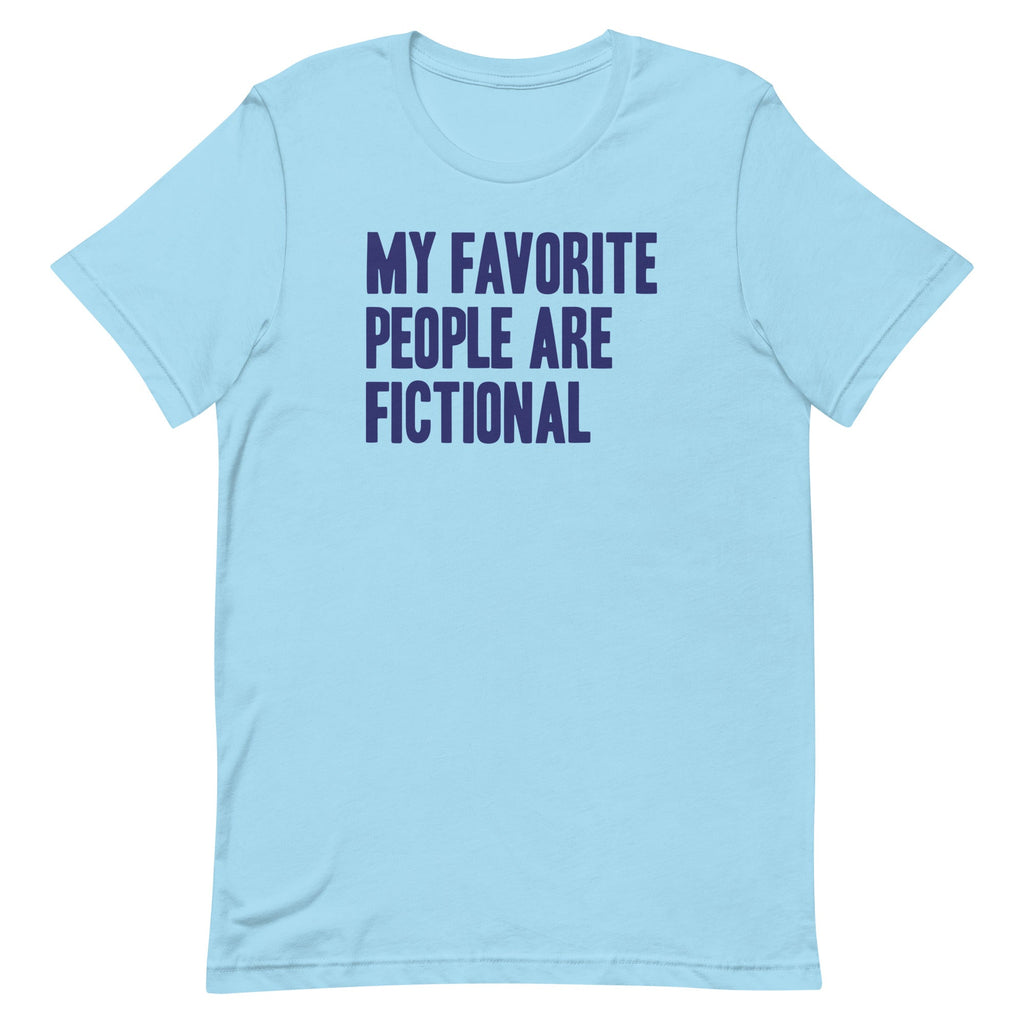 My Favorite People Are Fictional Men's Signature Tee Hoodie, Sweatshirt | PureTeeCo.com (Image 1)