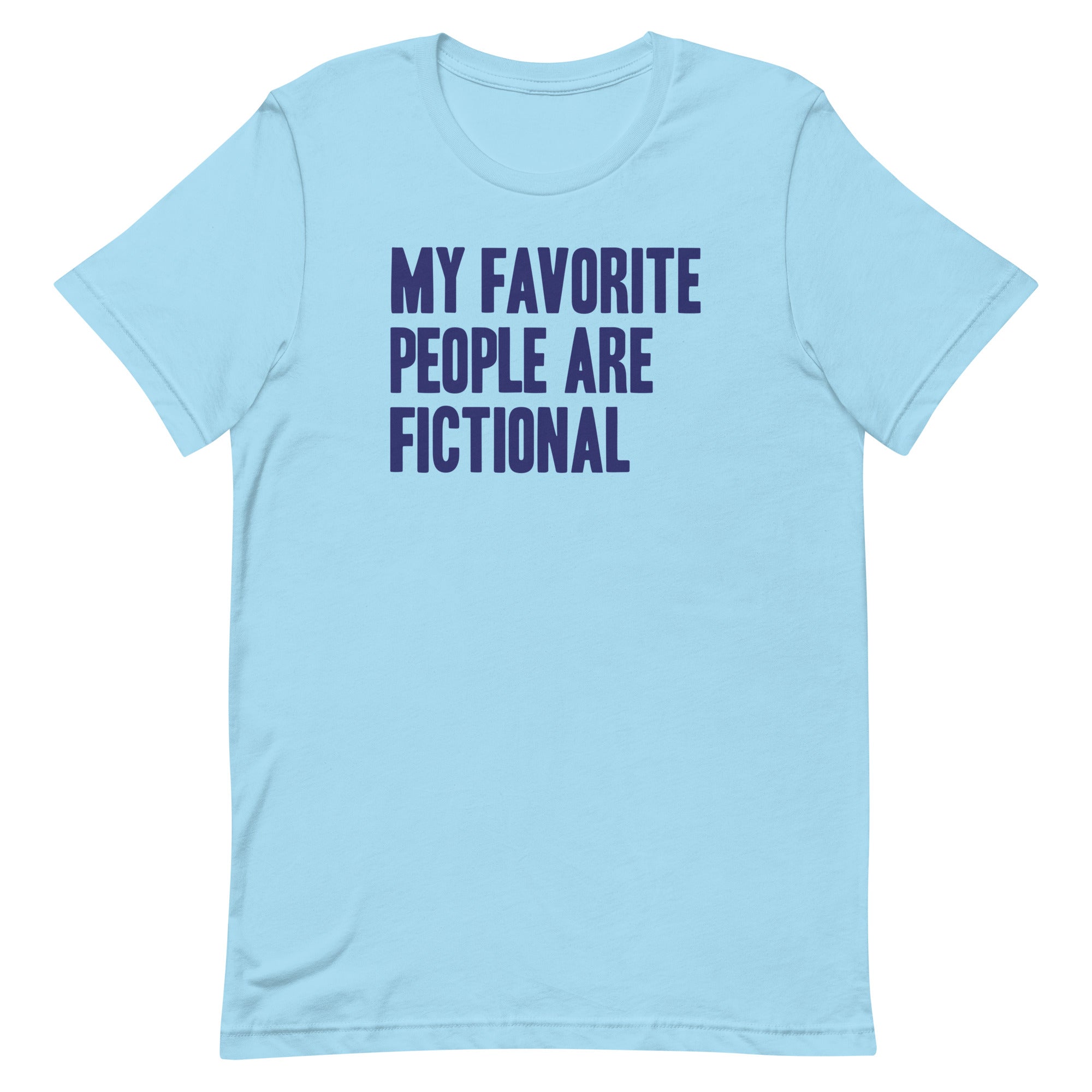 My Favorite People Are Fictional Men's Signature Tee Hoodie, Sweatshirt | PureTeeCo.com (Image 1)