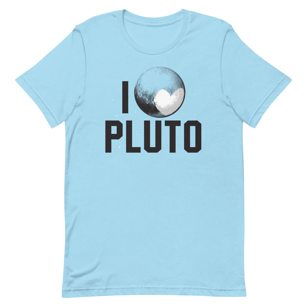I Heart Pluto Men's Signature Tee Hoodie, Sweatshirt | PureTeeCo.com (Image 4)