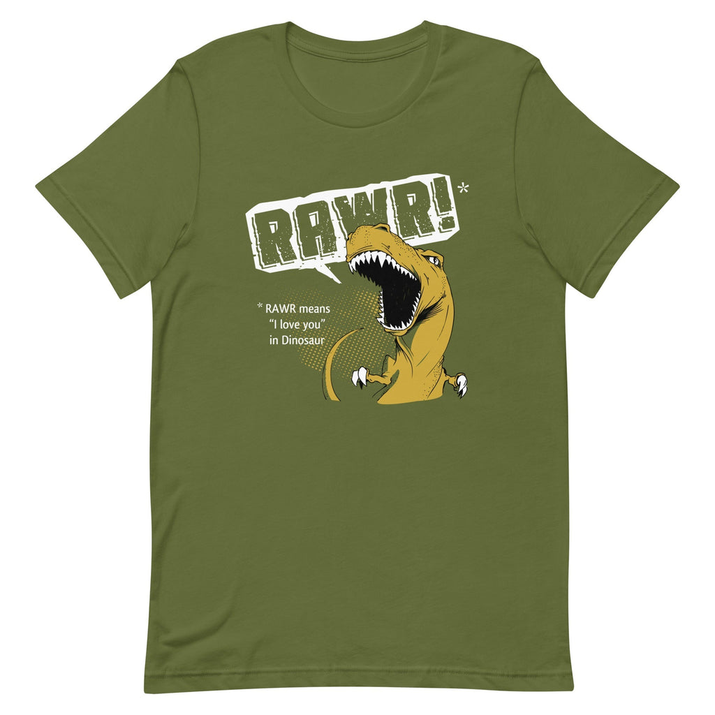 Rawr Means I Love You Men's Signature Tee Hoodie, Sweatshirt | PureTeeCo.com (Image 5)