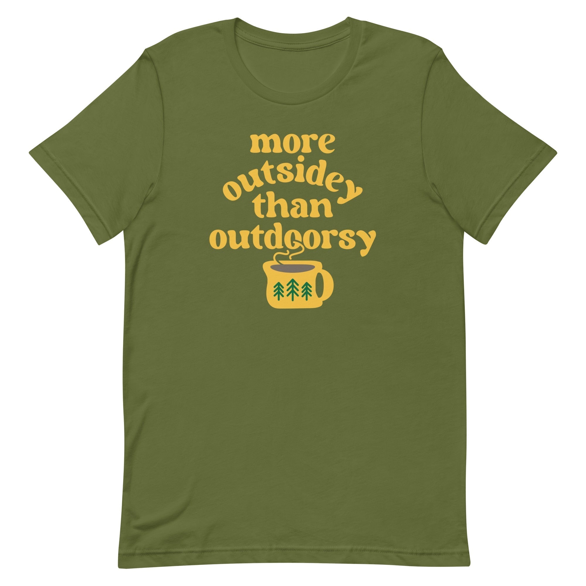 More Outsidey Than Outdoorsy Men's Signature Tee Hoodie, Sweatshirt | PureTeeCo.com (Image 1)