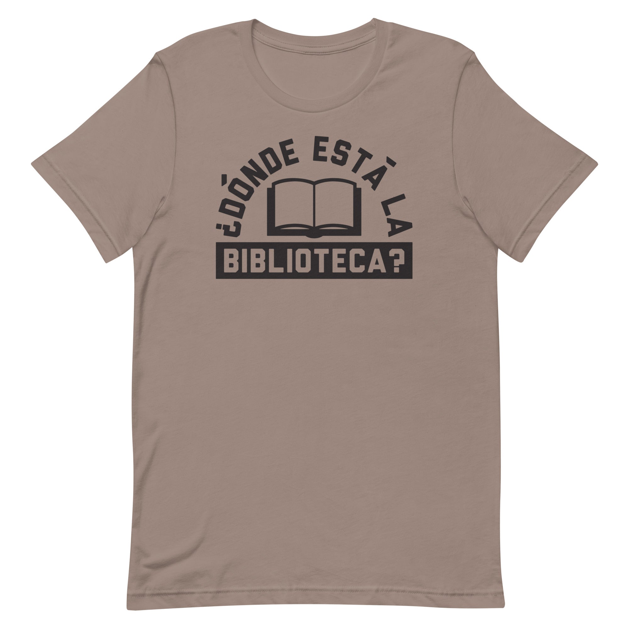 Donde Esta La Biblioteca? Men's Signature Tee Hoodie, Sweatshirt | PureTeeCo.com (Image 3)