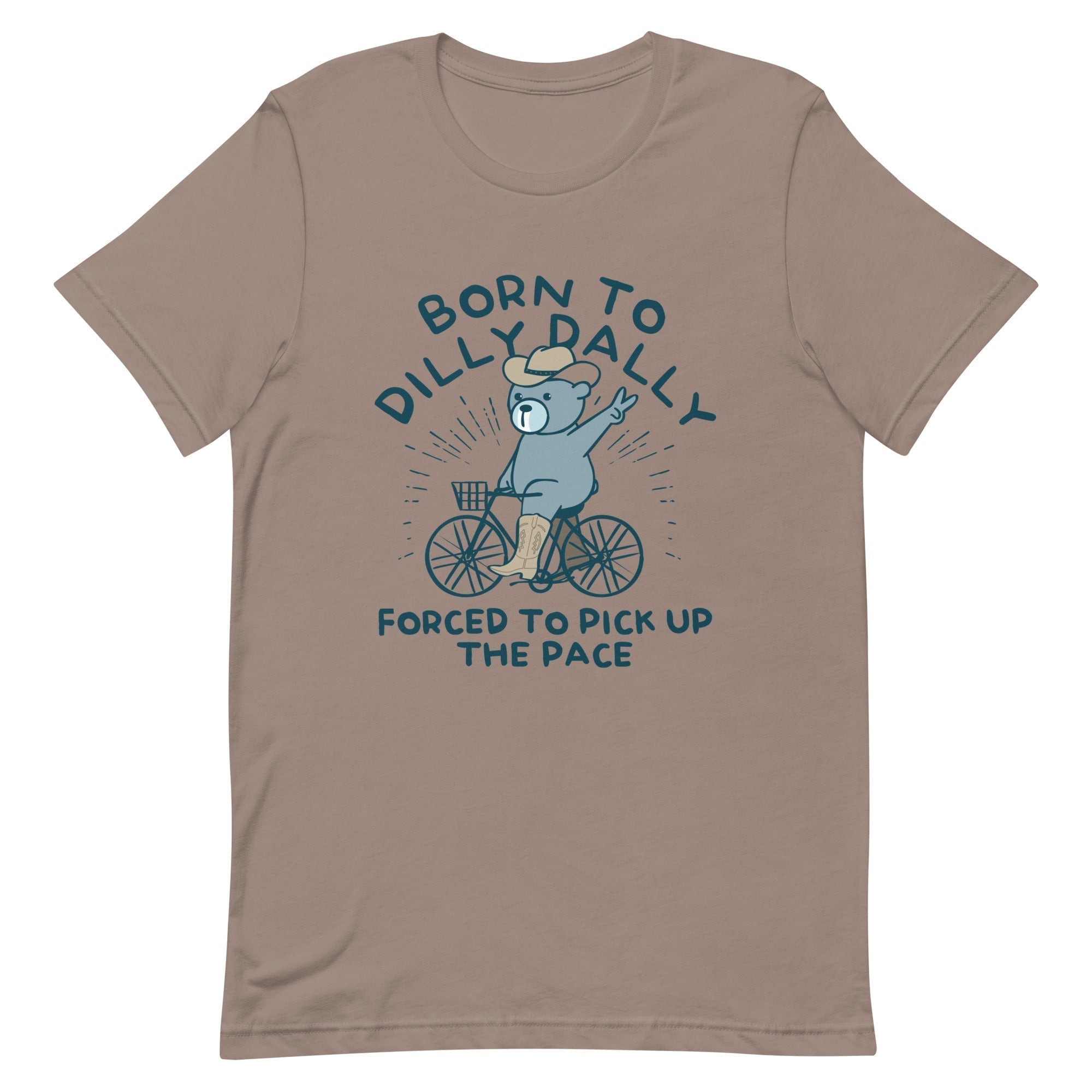Born To Dilly Dally Forced To Pick Up The Pace Men's Signature Tee Hoodie, Sweatshirt | PureTeeCo.com (Image 3)